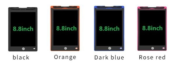 An icon showing power being used for erasing but not for writing on a tablet